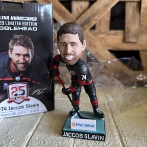 New Carolina Hurricanes 2022-23 Limited Edition Bobblehead #74 Jaccob Slavin (33